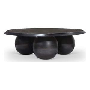 Meridian Furniture Globus Black Iron Metal Coffee Table