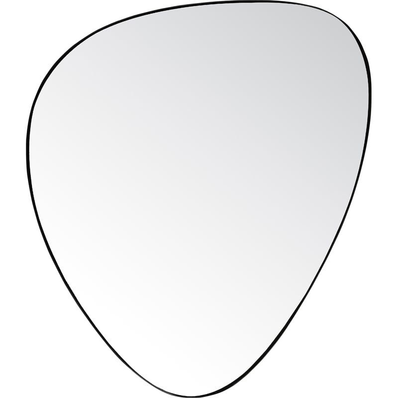 Meridian Furniture Finch Matte Black Iron Metal Frame Mirror