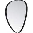 Meridian Furniture Finch Matte Black Iron Metal Frame Mirror