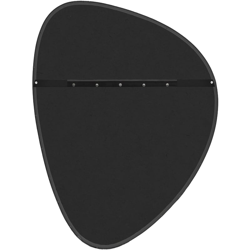 Meridian Furniture Finch Matte Black Iron Metal Frame Mirror