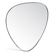 Meridian Furniture Finch Matte Black Iron Metal Frame Mirror