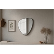 Meridian Furniture Finch Matte Black Iron Metal Frame Mirror