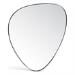 Meridian Furniture Finch Matte Black Iron Metal Frame Mirror