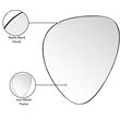 Meridian Furniture Finch Matte Black Iron Metal Frame Mirror