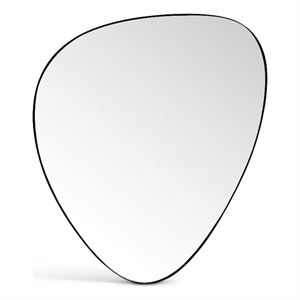 Meridian Furniture Finch Matte Black Iron Metal Frame Mirror