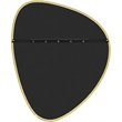 Meridian Furniture Finch Brushed Gold Iron Metal Frame Mirror