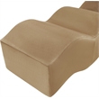 Meridian Furniture Wave Beige Velvet Bench
