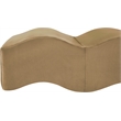 Meridian Furniture Wave Beige Velvet Bench