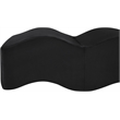 Meridian Furniture Wave Black Velvet Bench