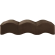 Meridian Furniture Wave Brown Velvet Bench