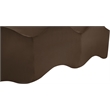 Meridian Furniture Wave Brown Velvet Bench