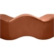 Meridian Furniture Wave Cognac Velvet Bench