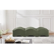 Meridian Furniture Wave Green Velvet Bench