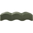 Meridian Furniture Wave Green Velvet Bench