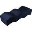 Meridian Furniture Wave Navy Velvet Bench