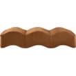 Meridian Furniture Wave Saddle Velvet Bench