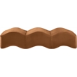 Meridian Furniture Wave Saddle Velvet Bench