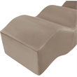 Meridian Furniture Wave Taupe Velvet Bench