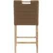 Meridian Furniture Aimee Brown Vegan Leather Counter Stool