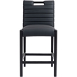 Meridian Furniture Aimee Black Vegan Leather Counter Stool