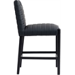 Meridian Furniture Aimee Black Vegan Leather Counter Stool