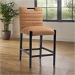 Meridian Furniture Aimee Cognac Vegan Leather Counter Stool