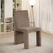 Meridian Furniture Benson Brown Microsuede Corduroy Dining Chair (Set of 2)