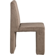 Meridian Furniture Benson Brown Microsuede Corduroy Dining Chair (Set of 2)