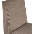 Meridian Furniture Benson Brown Microsuede Corduroy Dining Chair (Set of 2)