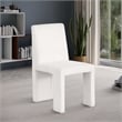Meridian Furniture Benson Cream Microsuede Corduroy Dining Chair (Set of 2)