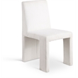 Meridian Furniture Benson Cream Microsuede Corduroy Dining Chair (Set of 2)