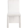 Meridian Furniture Benson Cream Microsuede Corduroy Dining Chair (Set of 2)