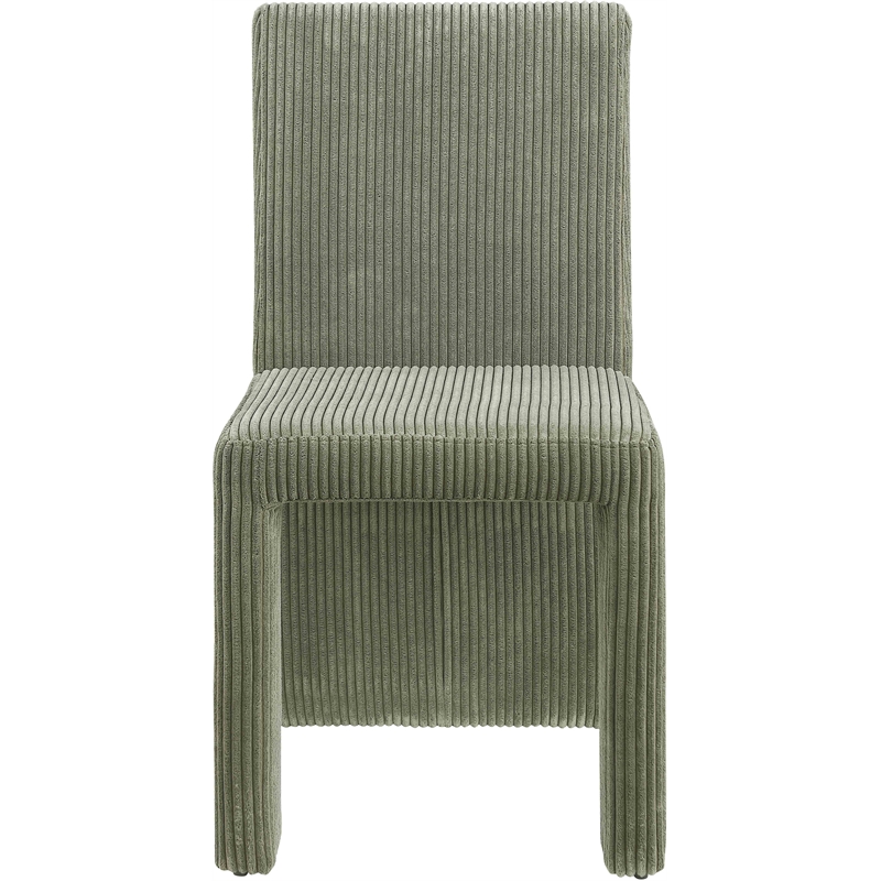 Meridian Furniture Benson Green Microsuede Corduroy Dining Chair (Set of 2)