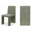 Meridian Furniture Benson Green Microsuede Corduroy Dining Chair (Set of 2)