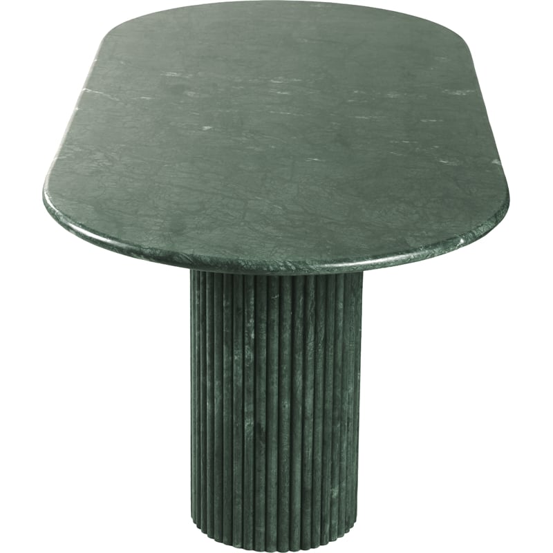 Meridian Furniture Messina Green Marble Dining Table