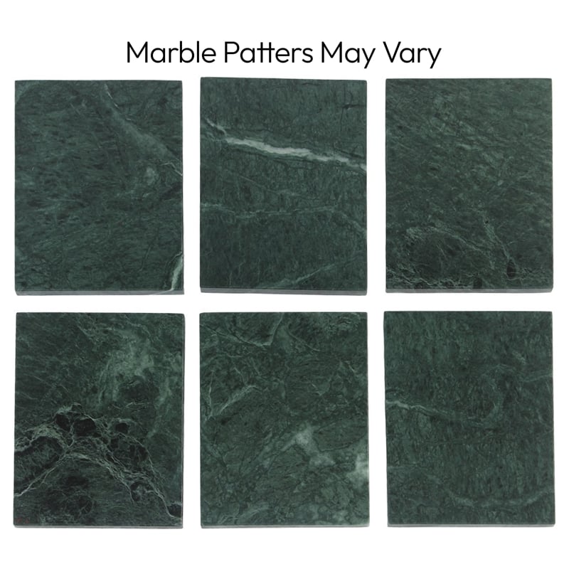 Meridian Furniture Messina Green Marble Dining Table