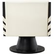 Meridian Furniture Millwin Cream Vegan Leather Swivel Accent Chair