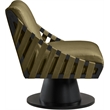 Meridian Furniture Millwin Olive Vegan Leather Swivel Accent Chair