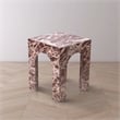 Meridian Furniture Palermo Cherry Marble End Table