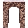 Meridian Furniture Palermo Cherry Marble End Table