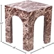 Meridian Furniture Palermo Cherry Marble End Table