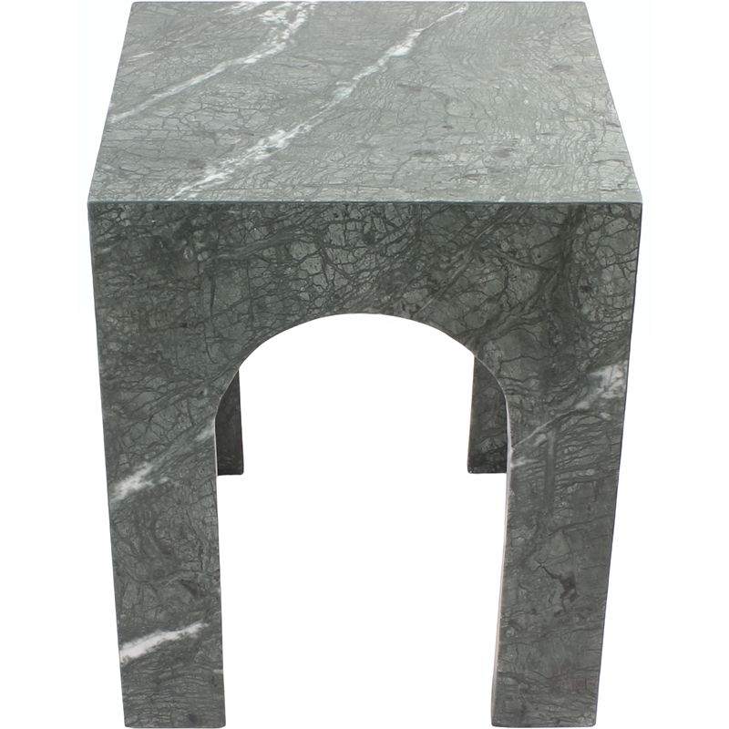 Meridian Furniture Palermo Green Marble End Table