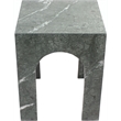 Meridian Furniture Palermo Green Marble End Table