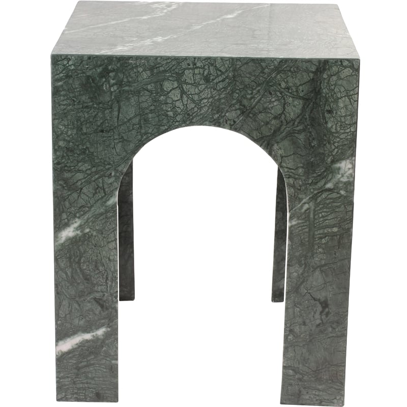 Meridian Furniture Palermo Green Marble End Table