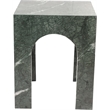 Meridian Furniture Palermo Green Marble End Table