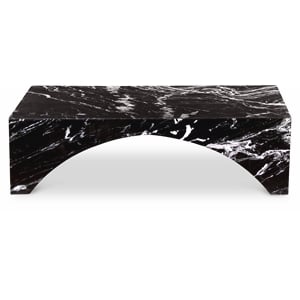 Meridian Furniture Palermo Black Marble Coffee Table