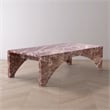Meridian Furniture Palermo Cherry Marble Coffee Table