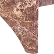Meridian Furniture Palermo Cherry Marble Coffee Table