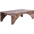 Meridian Furniture Palermo Cherry Marble Coffee Table