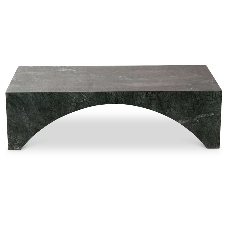 Meridian Furniture Palermo Green Marble Coffee Table